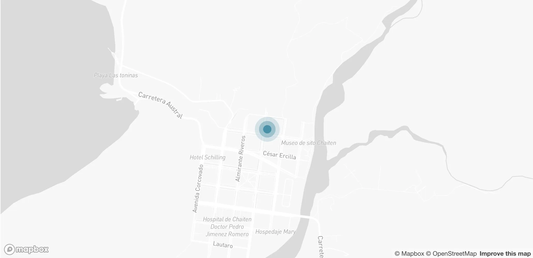 Imagen del mapa de como llegar a Paraiso Patagónico