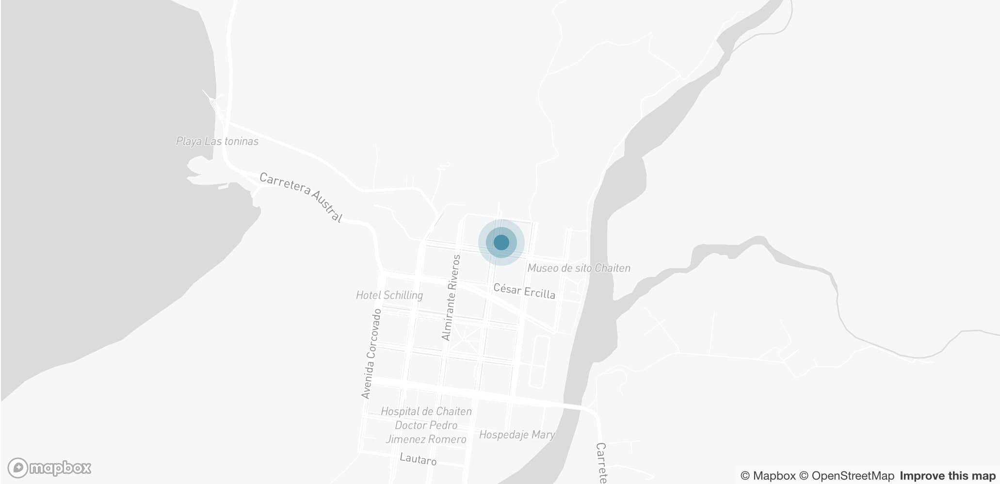 Imagen del mapa de como llegar a Paraiso Patagónico